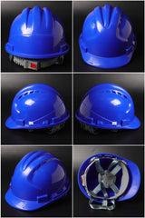 538-C Button-Adjust Hard Hat - Vented PP/PE Safety Helmet