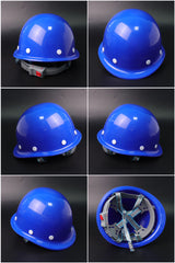 Q5 Button-Adjust Hard Hat - Round-Crown ABS Helmet