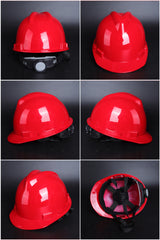 1602V Ratchet Hard Hat - V-Ridge PP/PE Safety Helmet