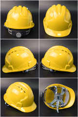 538-A Ratchet Hard Hat - Vented ABS Safety Helmet