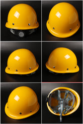 Steel-Rivet B Ratchet Hard Hat - Round-Crown SMC Helmet