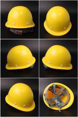 Q5 Button-Adjust Hard Hat - Round-Crown ABS Helmet