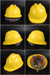 A4 Button-Adjust Hard Hat - ABS Ribbed Cap-Style Safety Helmet