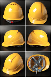 588 Button-Adjust Hard Hat - Vented ABS Safety Helmet