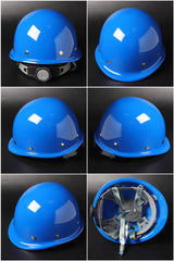 Steel-Rivet B Ratchet Hard Hat - Round-Crown SMC Helmet