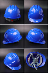 538-A Button-Adjust Hard Hat - Vented ABS Safety Helmet
