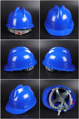 A4 Button-Adjust Hard Hat - ABS Ribbed Cap-Style Safety Helmet
