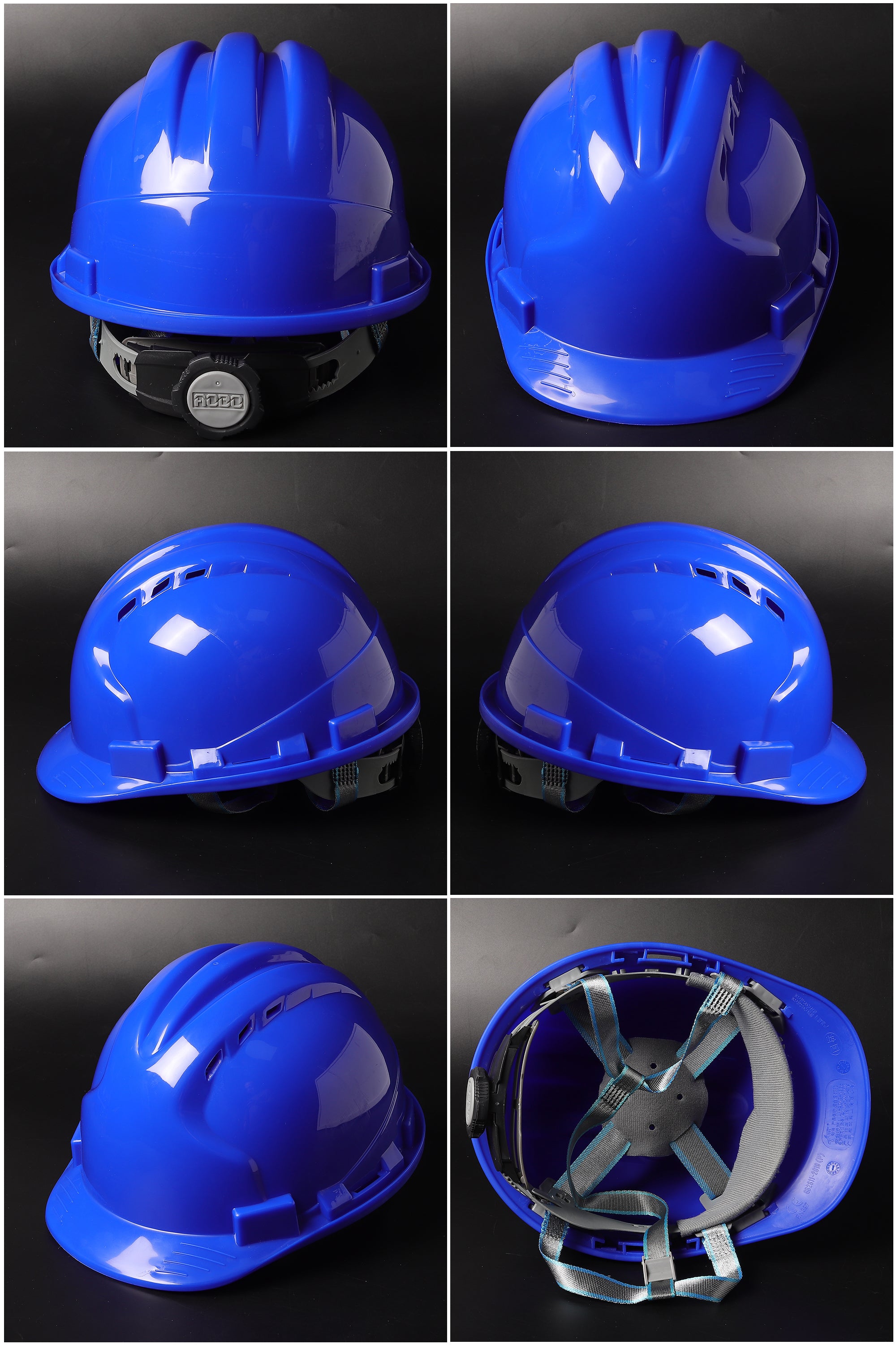 538-C Ratchet Hard Hat - Vented PP/PE Safety Helmet