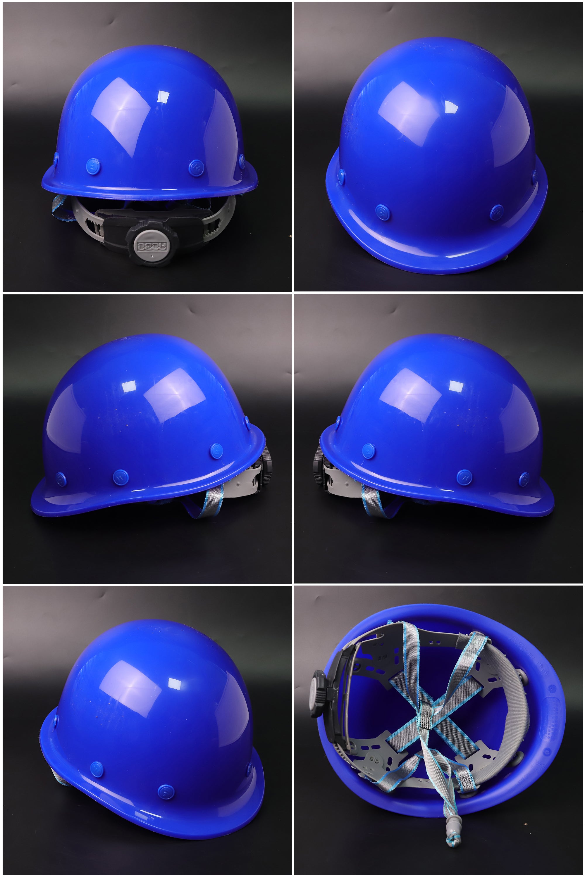 Q2 Ratchet Hard Hat - Round-Crown PP/PE Helmet