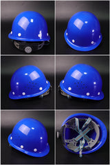 Q1 Button-Adjust Hard Hat - Round-Crown ABS Helmet