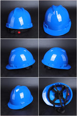 1602V Button-Adjust Hard Hat - V-Ridge PP/PE Safety Helmet