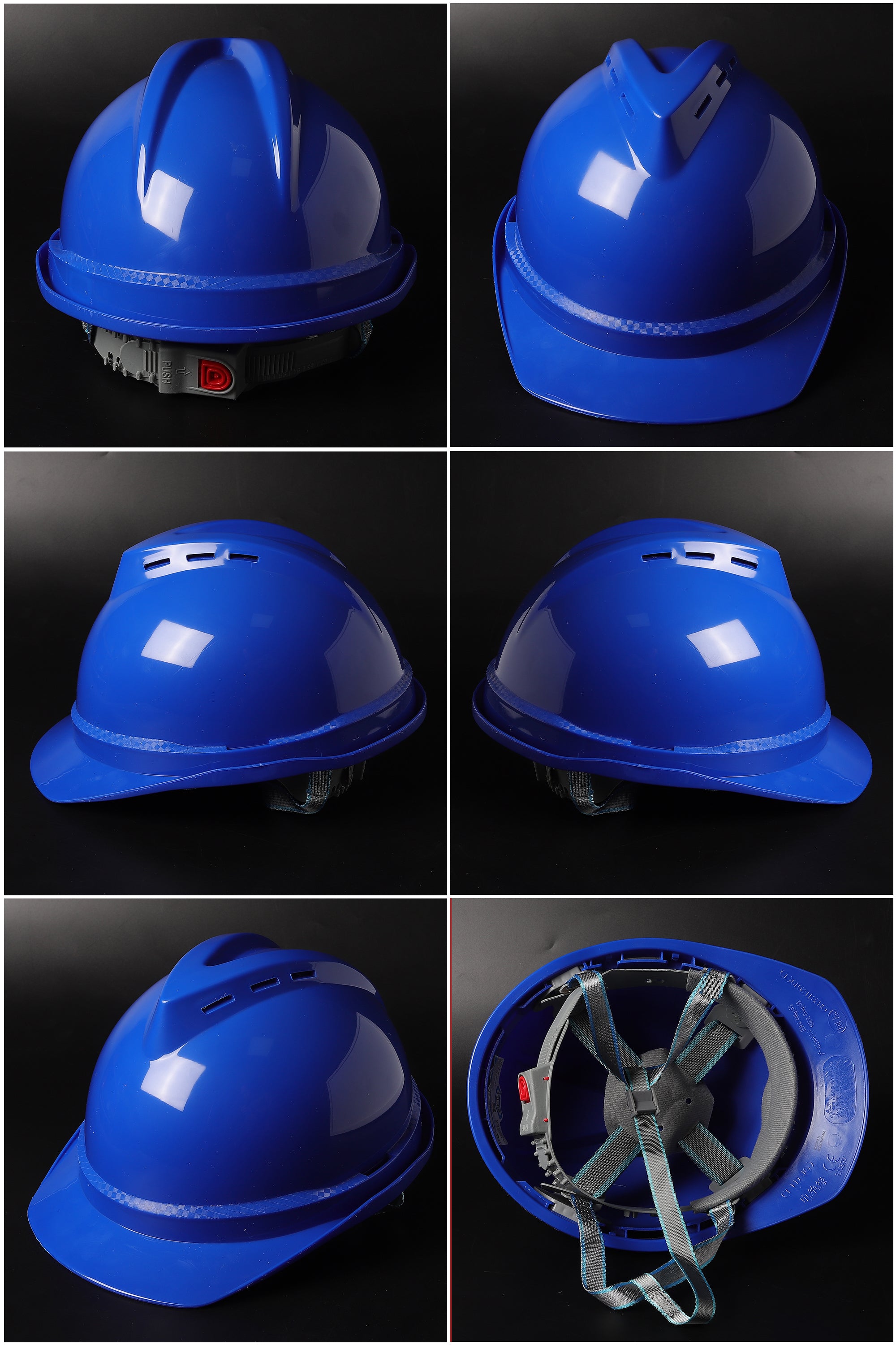 502ABS Button-Adjust Hard Hat - ABS Cap-Style Safety Helmet