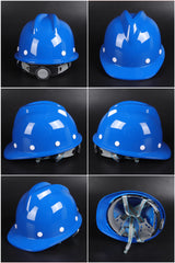 V-C Ratchet Hard Hat - V-Ridge PP/PE Safety Helmet