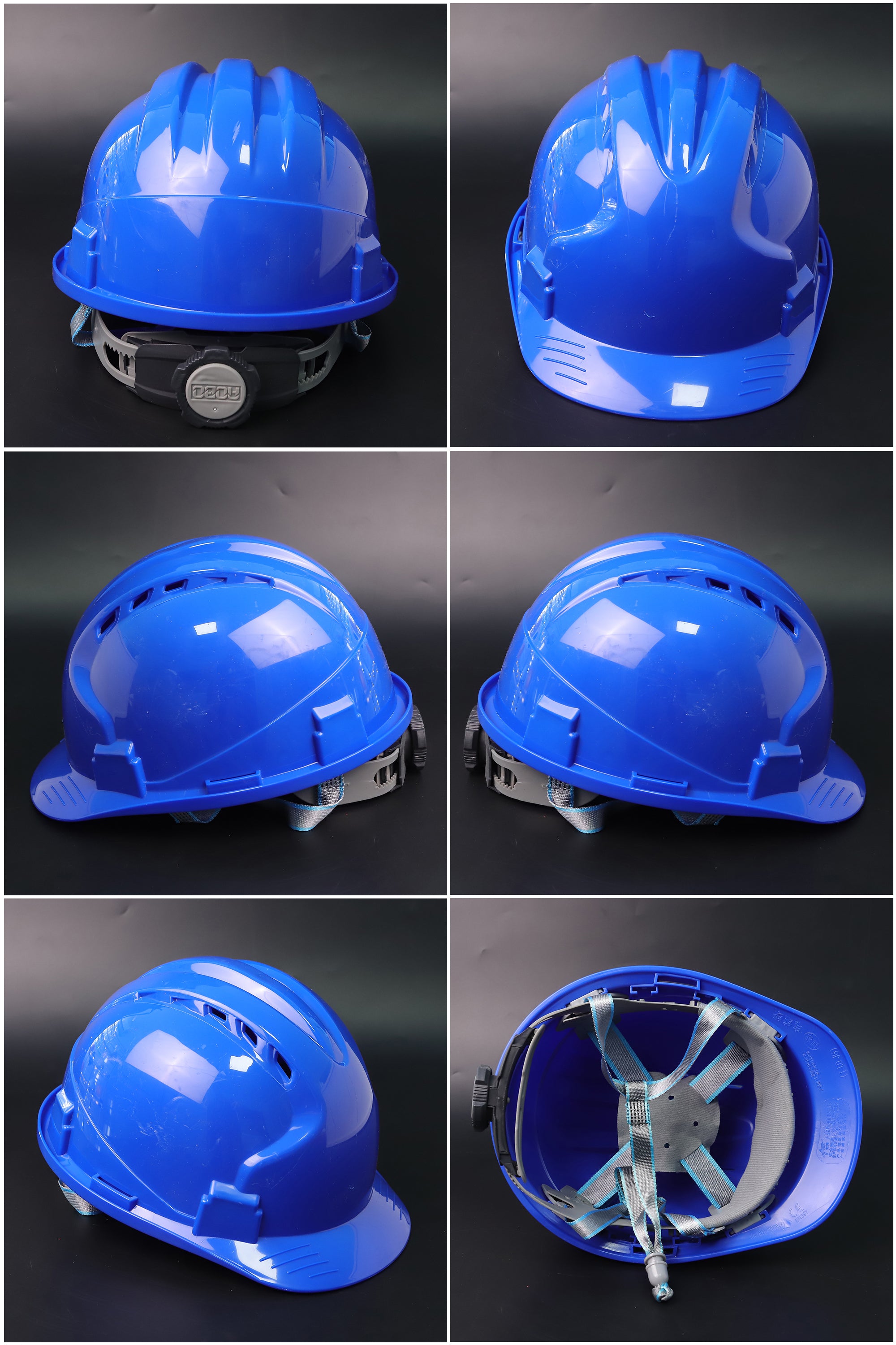 538-A Ratchet Hard Hat - Vented ABS Safety Helmet