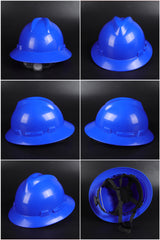 500ABS Full-Brim Ratchet Hard Hat - ABS Safety Helmet