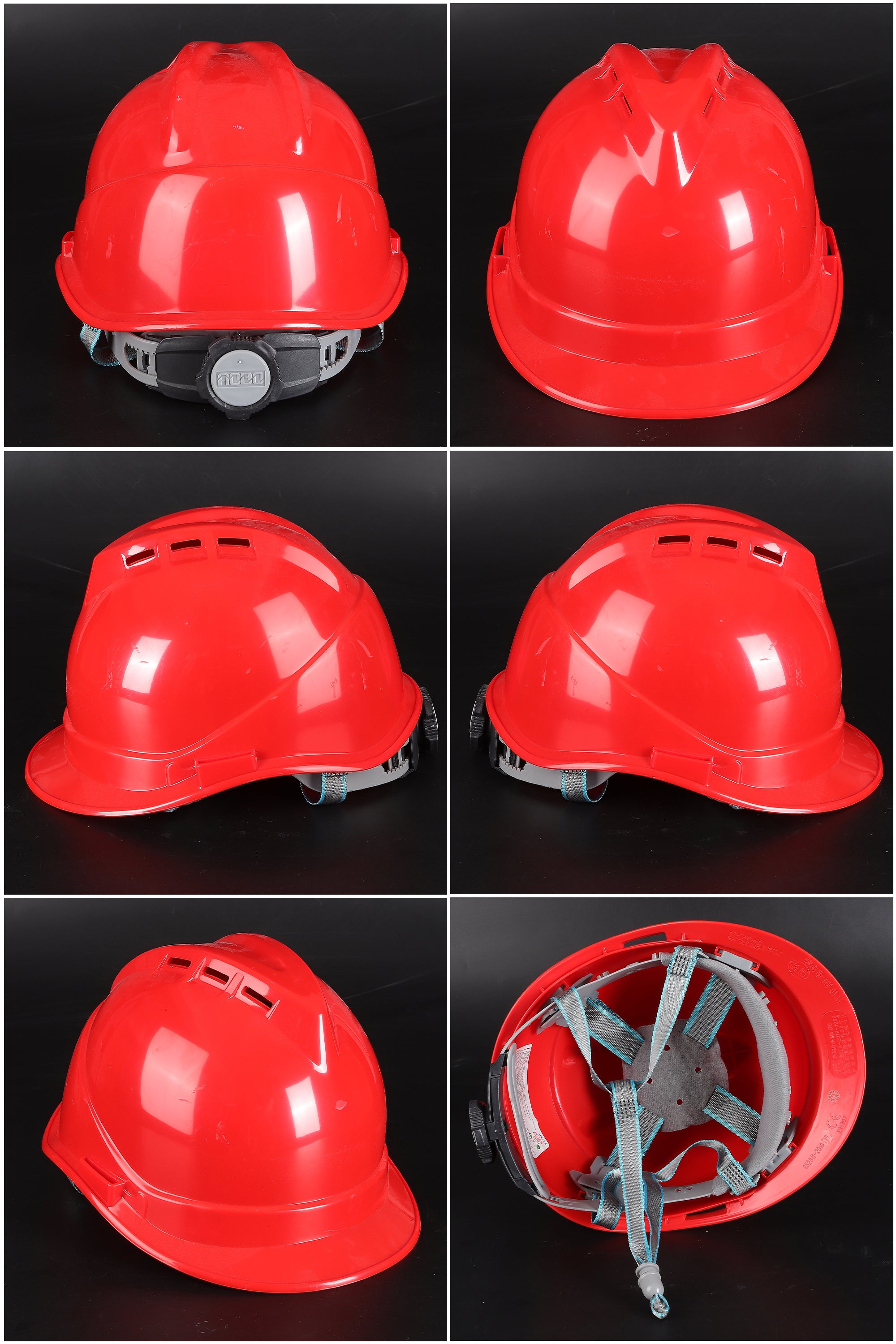 358ABS Ratchet Hard Hat - Vented ABS Safety Helmet