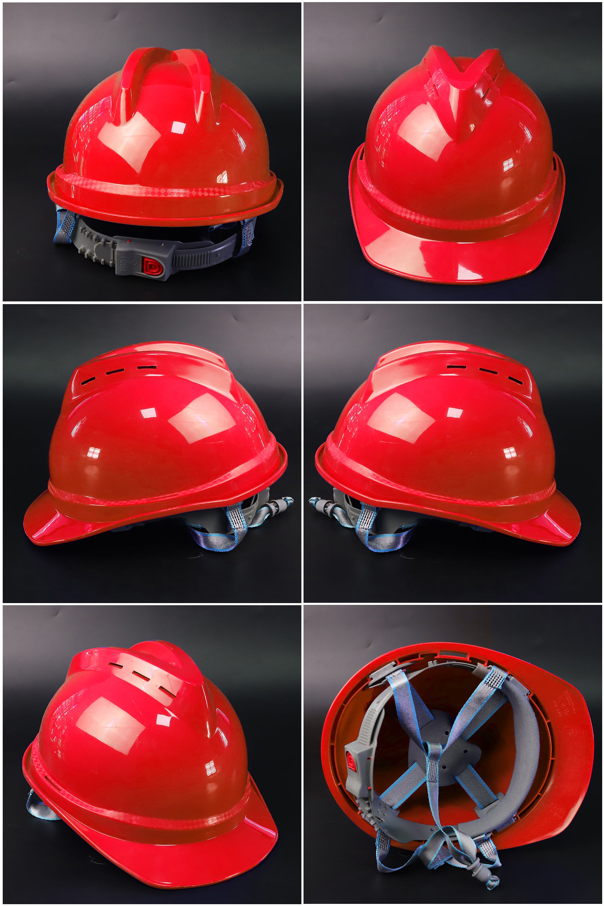 New 502-B Button-Adjust Hard Hat - ABS Cap-Style Safety Helmet