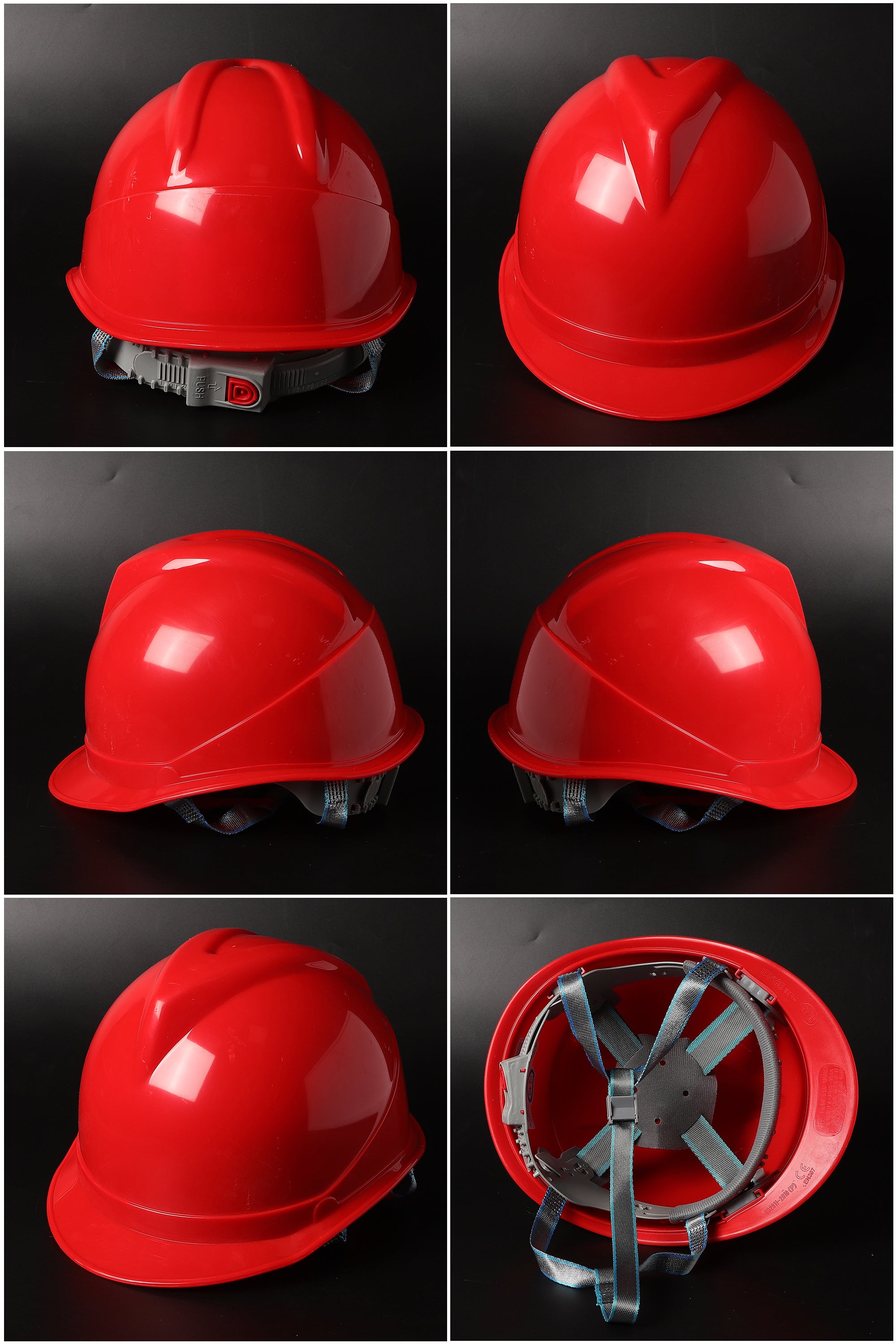 328ABS Button-Adjust Hard Hat - ABS Cap-Style Safety Helmet