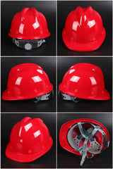V-A Ratchet Hard Hat - V-Ridge ABS Safety Helmet