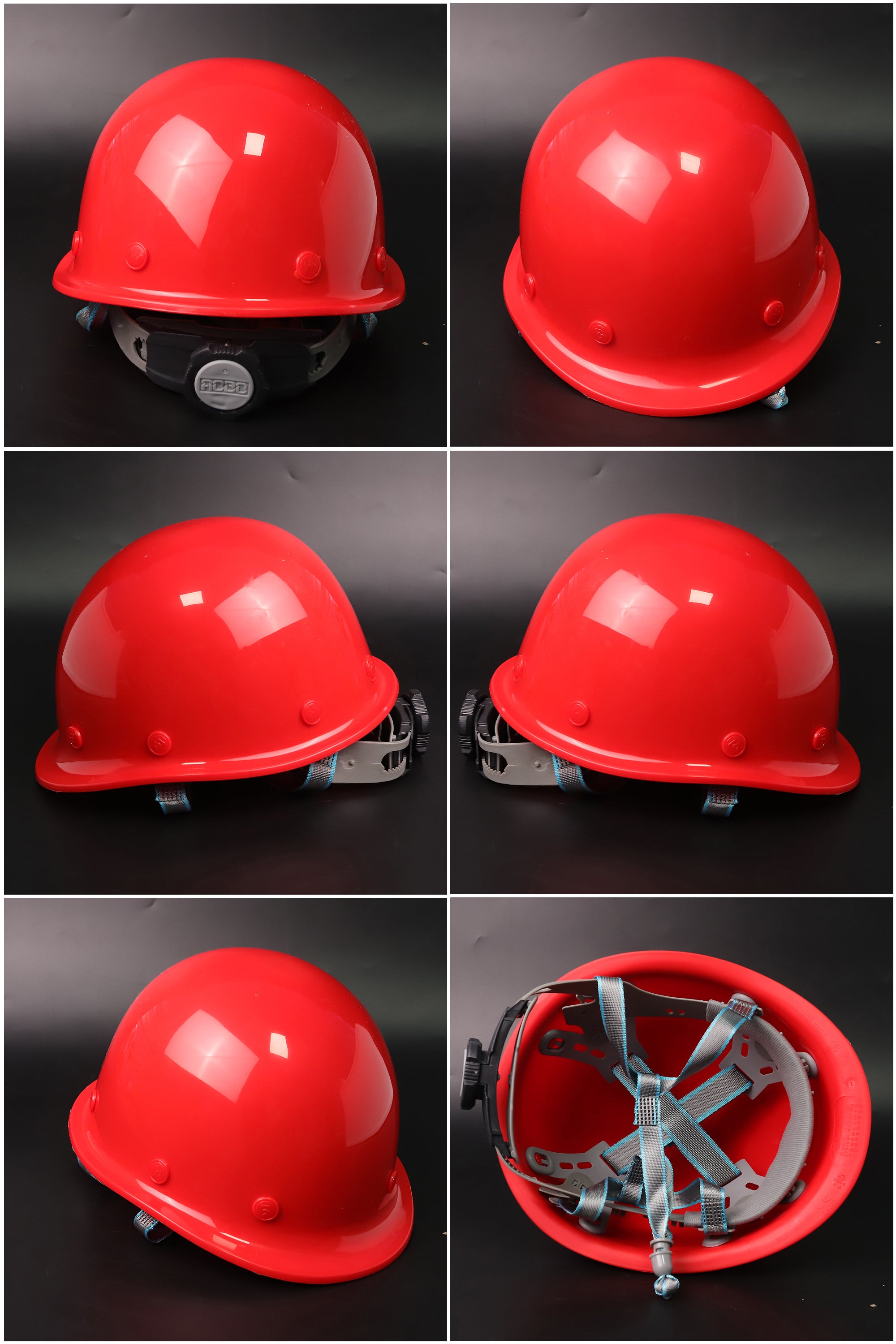 Q2 Ratchet Hard Hat - Round-Crown PP/PE Helmet