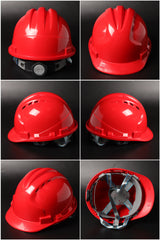 538-C Ratchet Hard Hat - Vented PP/PE Safety Helmet