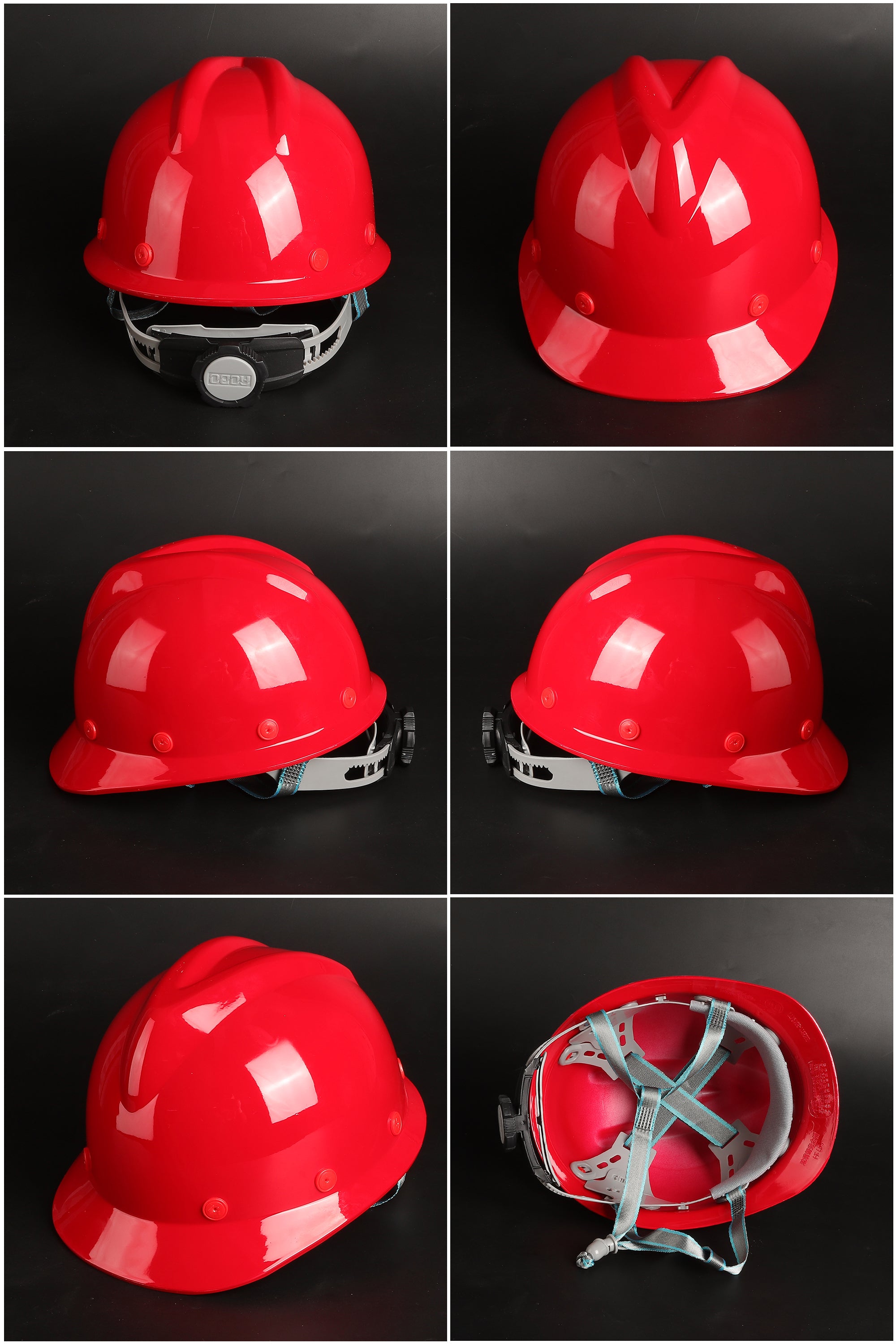V-Standard Ratchet Hard Hat - V-Ridge SMC Safety Helmet
