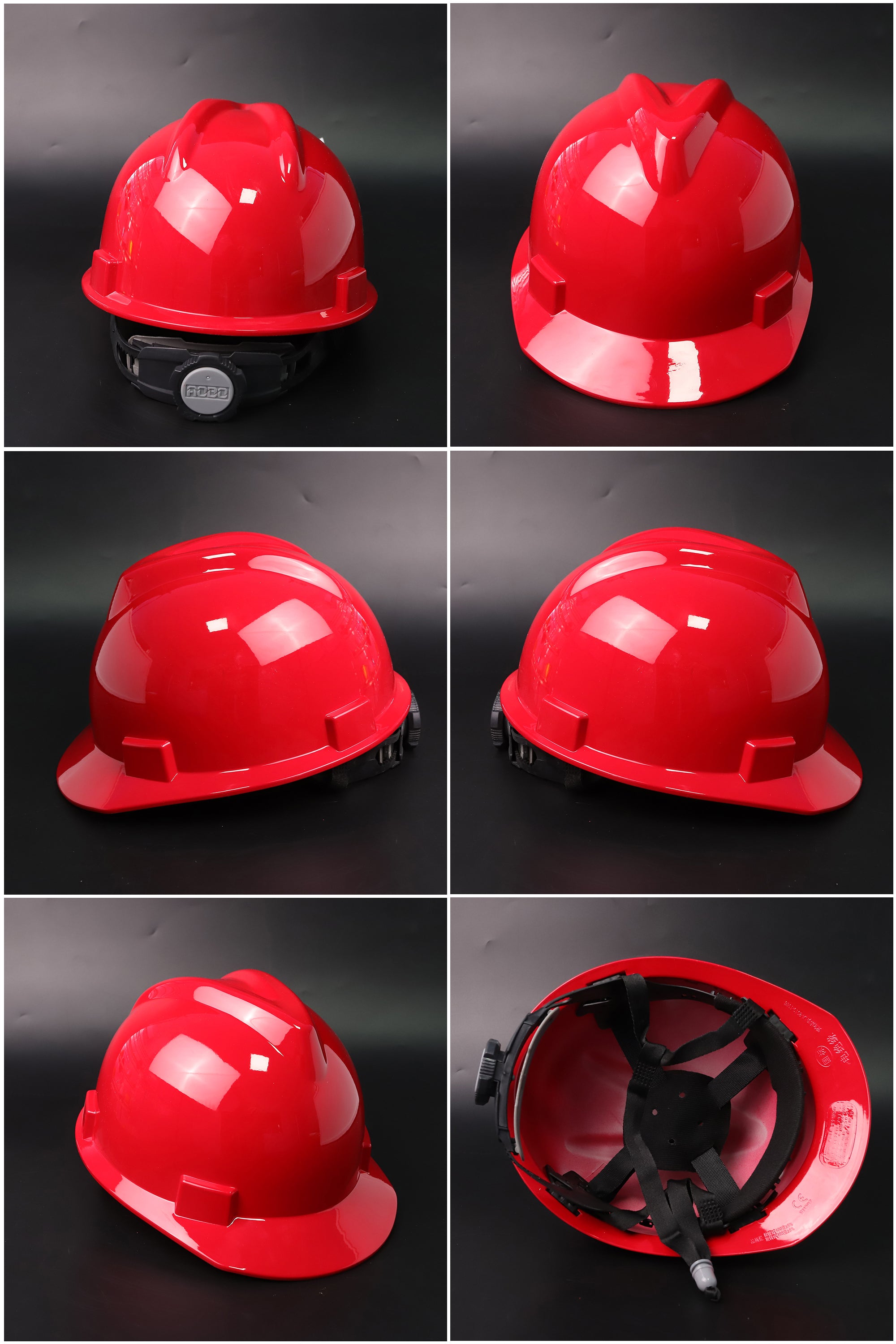 1601V Ratchet Hard Hat - V-Ridge SMC Safety Helmet
