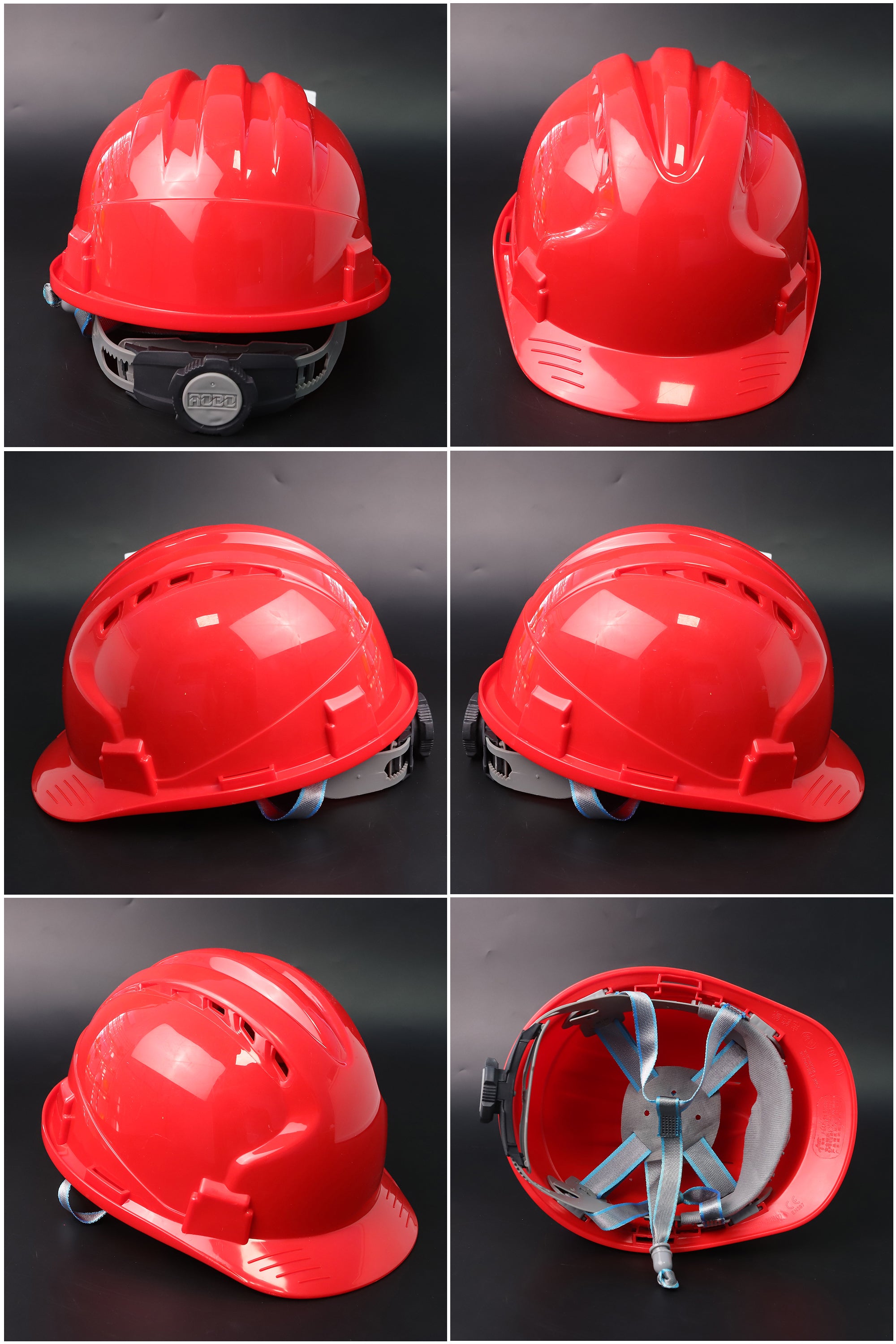 538-A Ratchet Hard Hat - Vented ABS Safety Helmet
