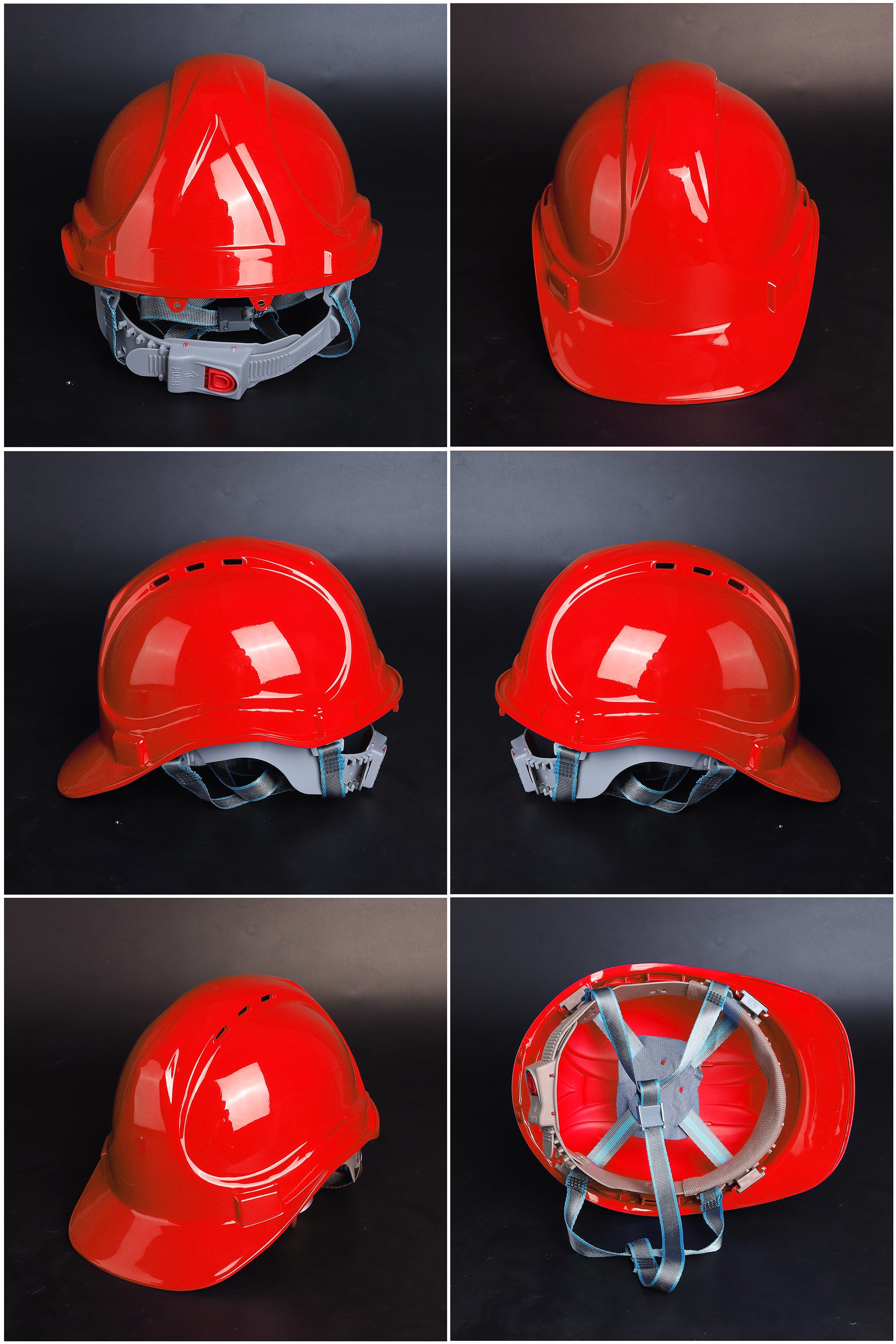 575ABS Button-Adjust Hard Hat - ABS Cap-Style Safety Helmet