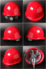 Steel-Rivet B Ratchet Hard Hat - Round-Crown SMC Helmet