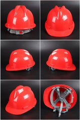 A4 Button-Adjust Hard Hat - ABS Ribbed Cap-Style Safety Helmet
