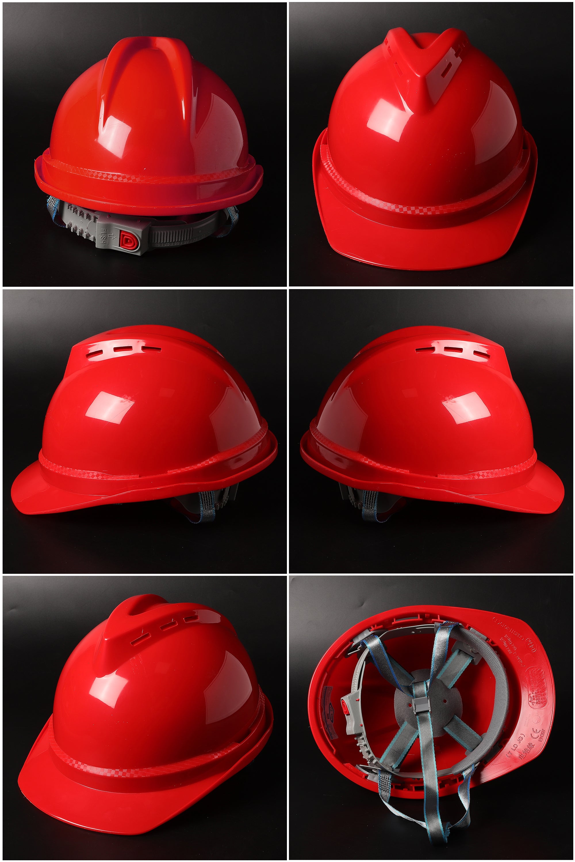 502ABS Button-Adjust Hard Hat - ABS Cap-Style Safety Helmet