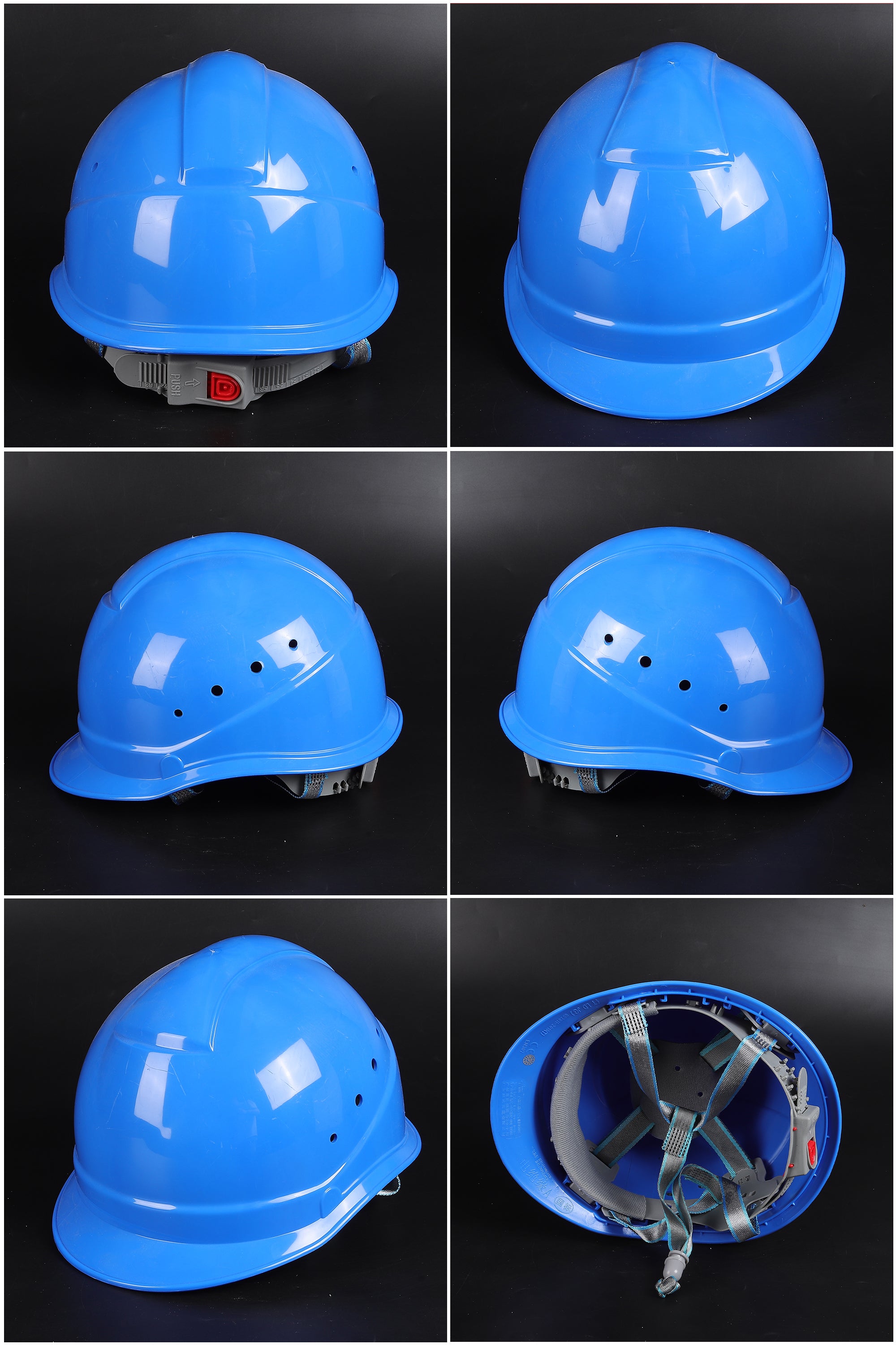 518ABS Button-Adjust Hard Hat - ABS Cap-Style Safety Helmet