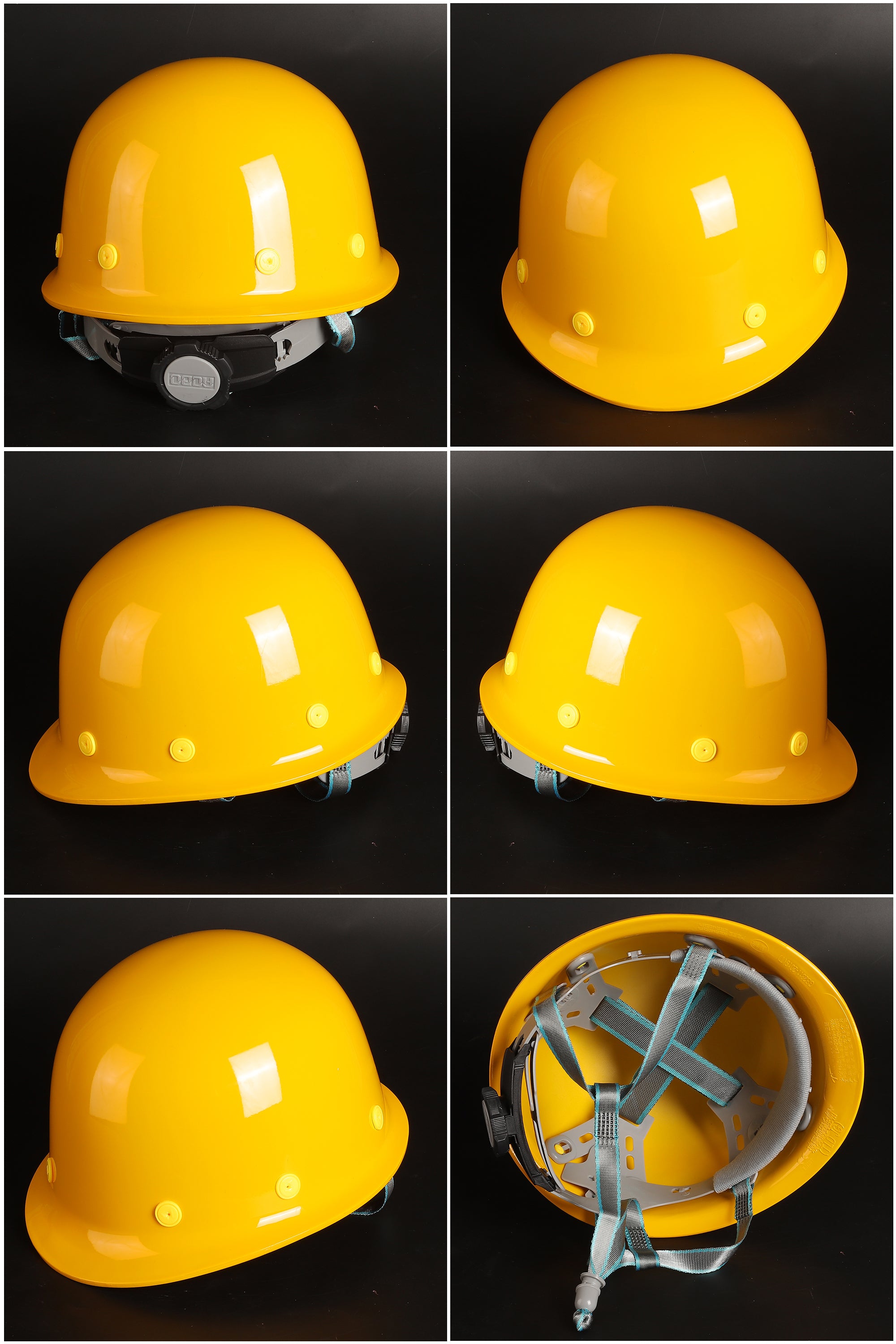 Standard Crown Ratchet Hard Hat - Round-Crown SMC Helmet