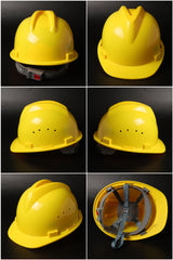 D216 Button-Adjust Hard Hat - PP/PE Cap-Style Safety Helmet