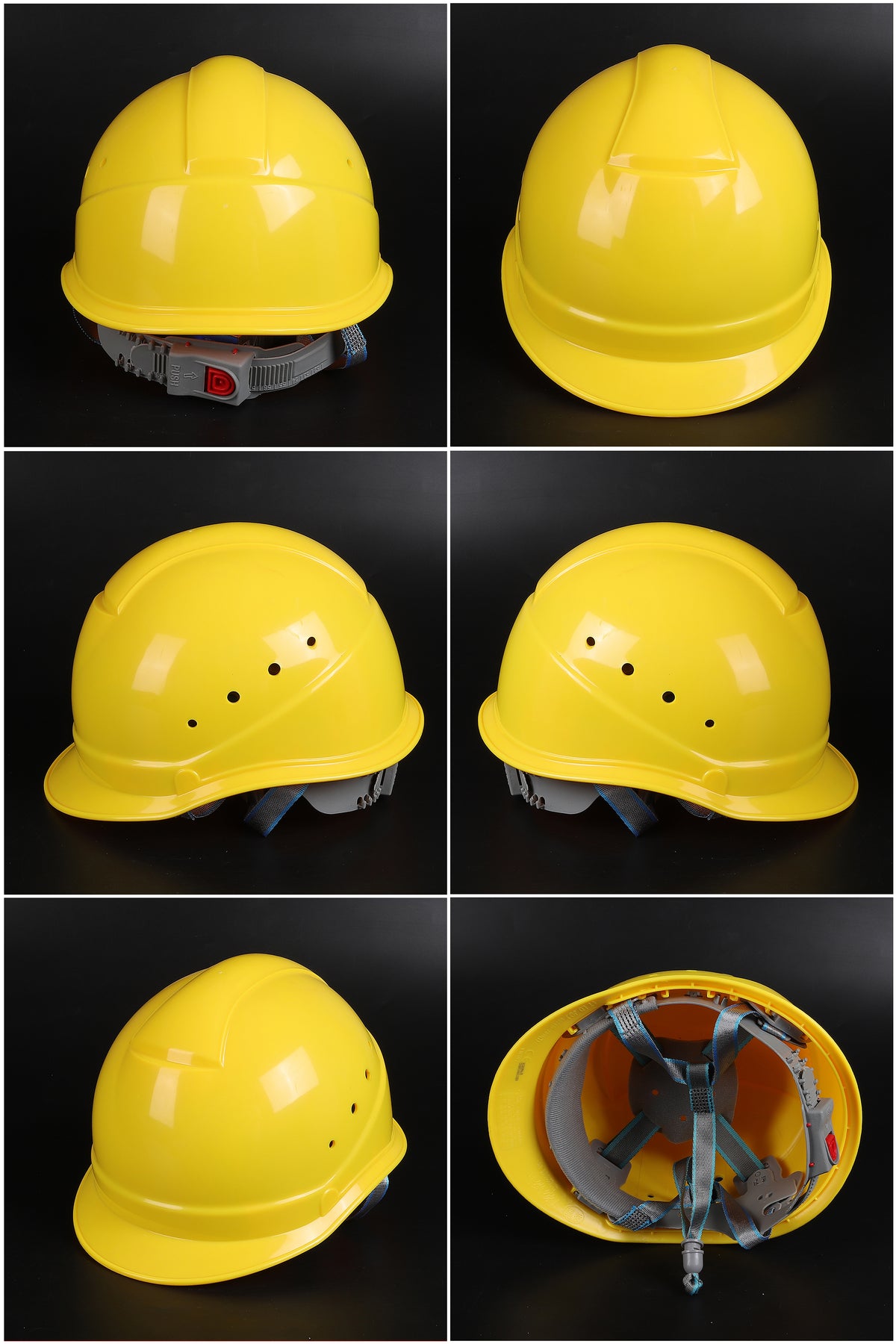 518ABS Button-Adjust Hard Hat - ABS Cap-Style Safety Helmet