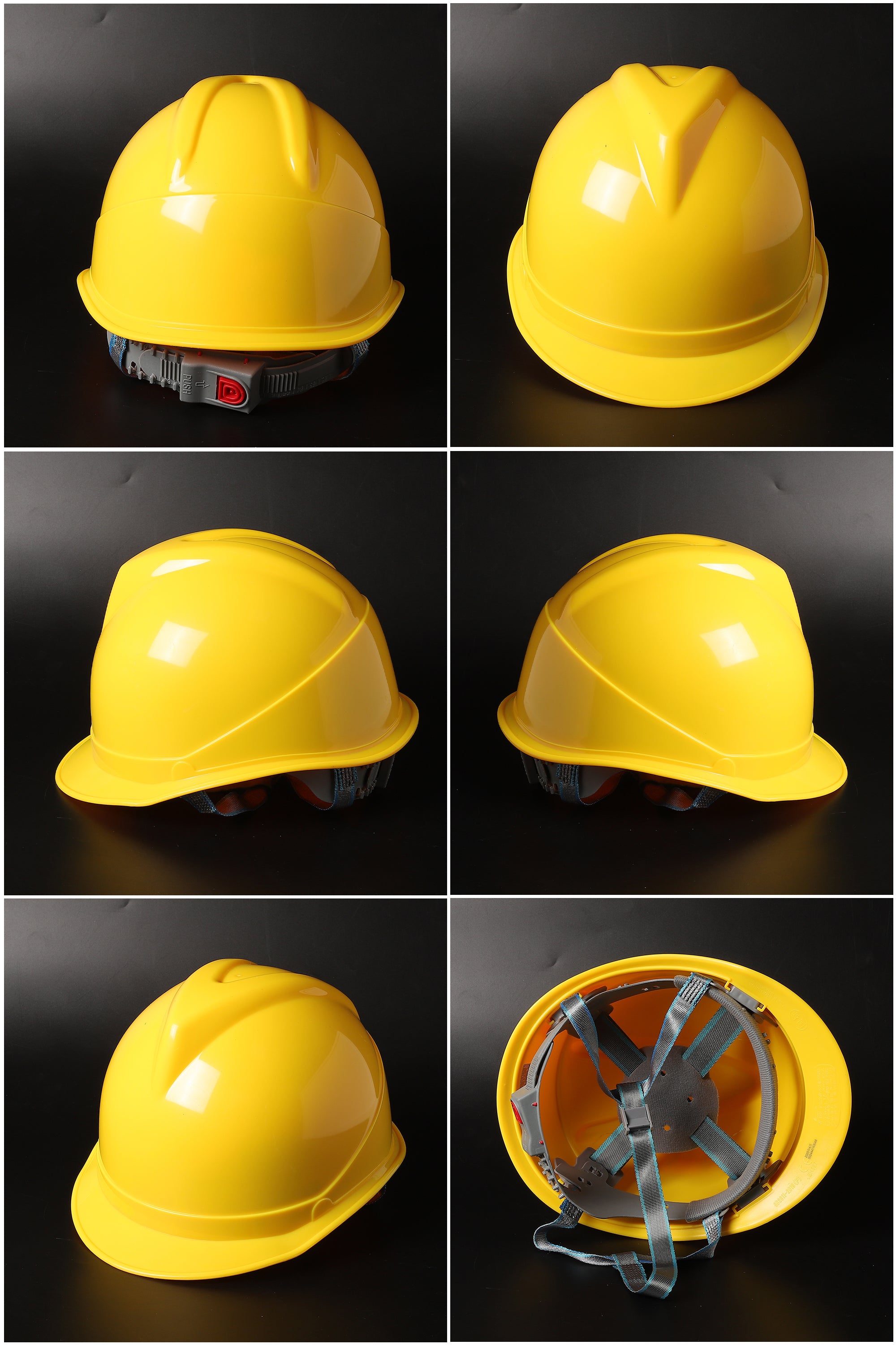 328ABS Button-Adjust Hard Hat - ABS Cap-Style Safety Helmet