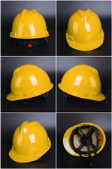 1602V Button-Adjust Hard Hat - V-Ridge PP/PE Safety Helmet