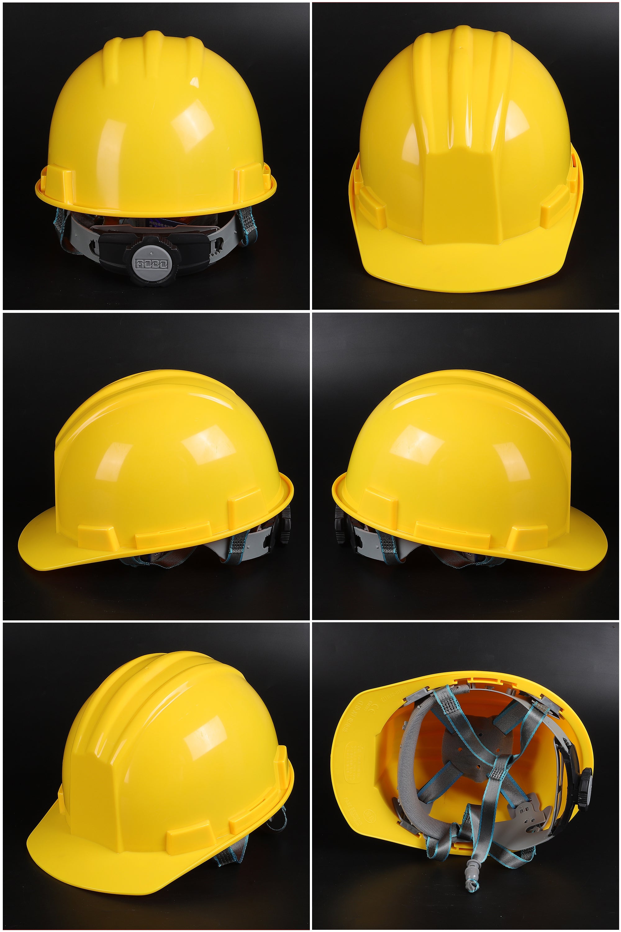 618 Ratchet Hard Hat - ABS Ribbed Cap-Style Safety Helmet