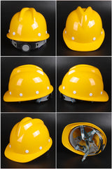 V-C Ratchet Hard Hat - V-Ridge PP/PE Safety Helmet