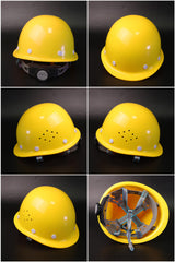 Q1 Button-Adjust Hard Hat - Round-Crown ABS Helmet