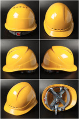 588 Button-Adjust Hard Hat - Vented ABS Safety Helmet