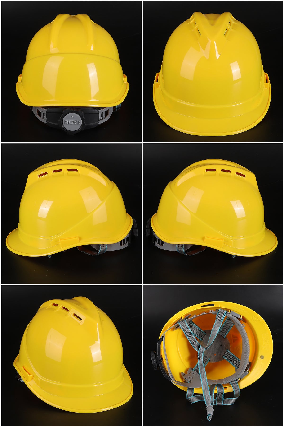 358ABS Ratchet Hard Hat - Vented ABS Safety Helmet