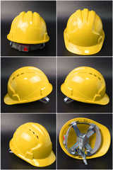 538-A Button-Adjust Hard Hat - Vented ABS Safety Helmet