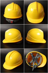 338ABS Button-Adjust Hard Hat - ABS Ribbed Cap-Style Safety Helmet