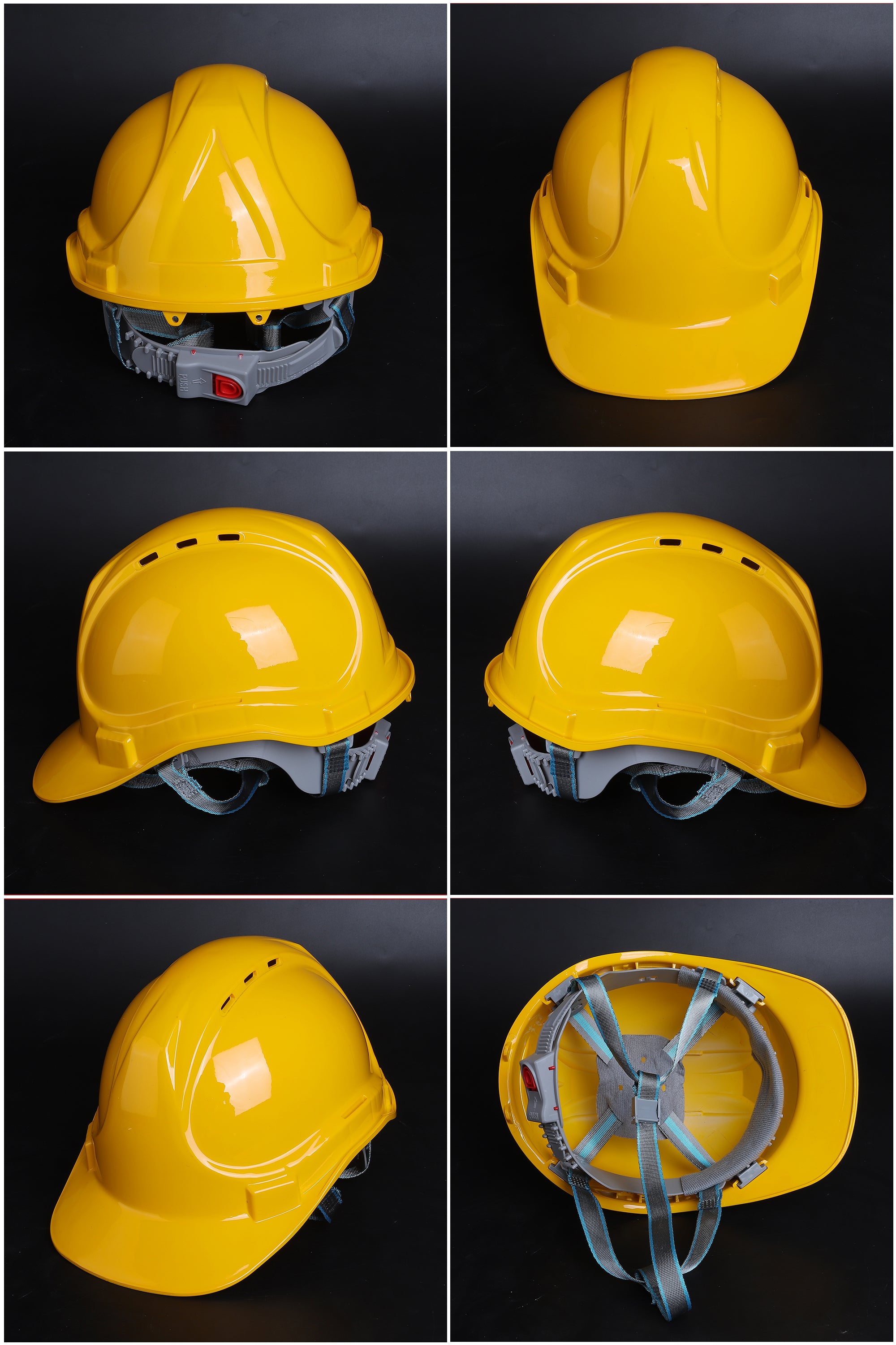 575ABS Button-Adjust Hard Hat - ABS Cap-Style Safety Helmet