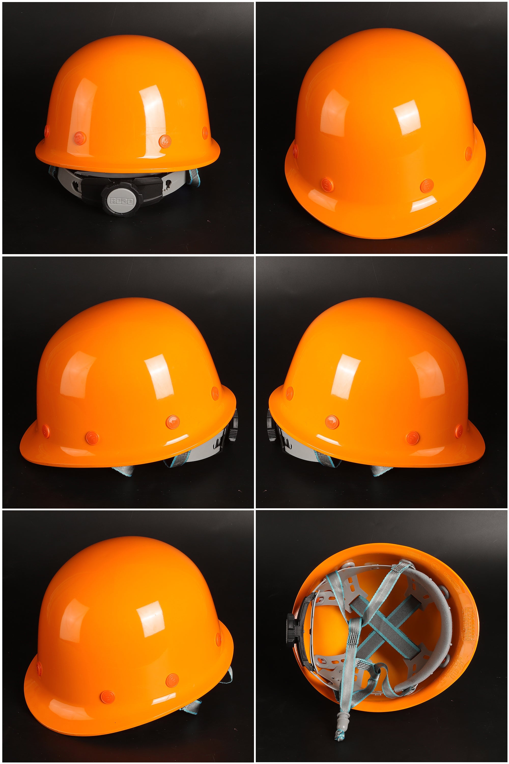 Standard Crown Ratchet Hard Hat - Round-Crown SMC Helmet