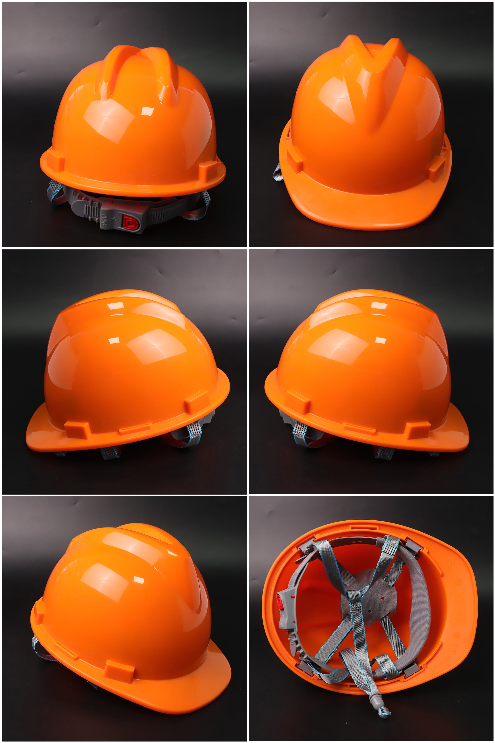 D21 Button-Adjust Hard Hat - PP/PE Cap-Style Safety Helmet