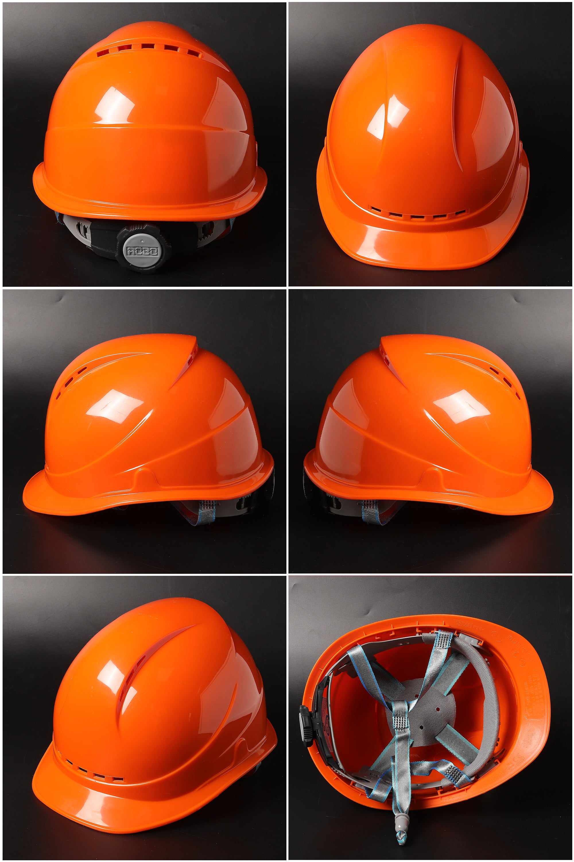 588 Ratchet Hard Hat - Vented ABS Safety Helmet