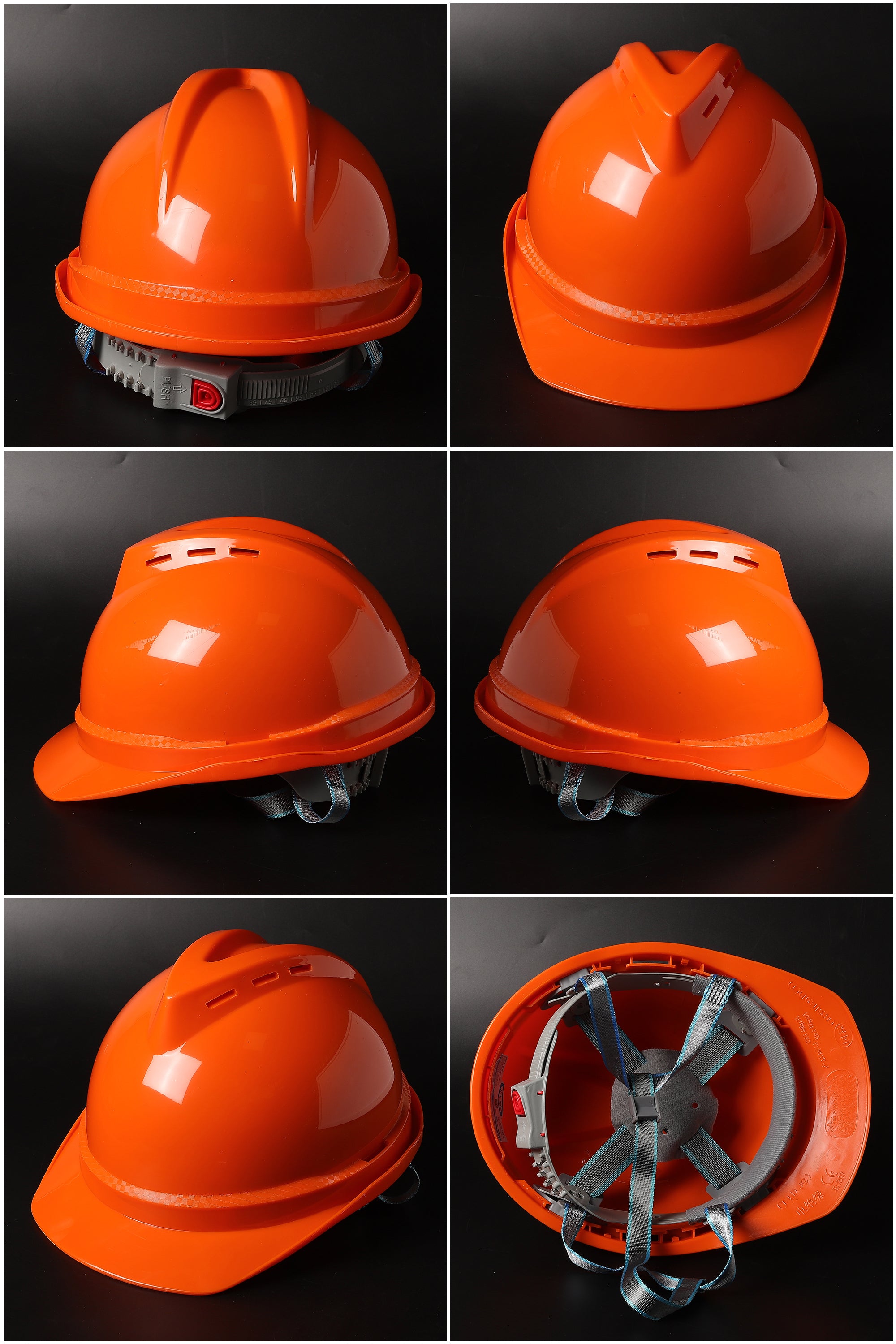 502ABS Button-Adjust Hard Hat - ABS Cap-Style Safety Helmet
